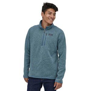 Patagonia Men's Better Sweater 1/4-Zip Fleece - Light Blue